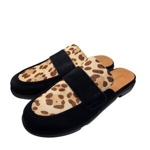 L'Amour Des Pieds Clog Mule - Saccar NWB Sz 8.5 M Leopard Print Black